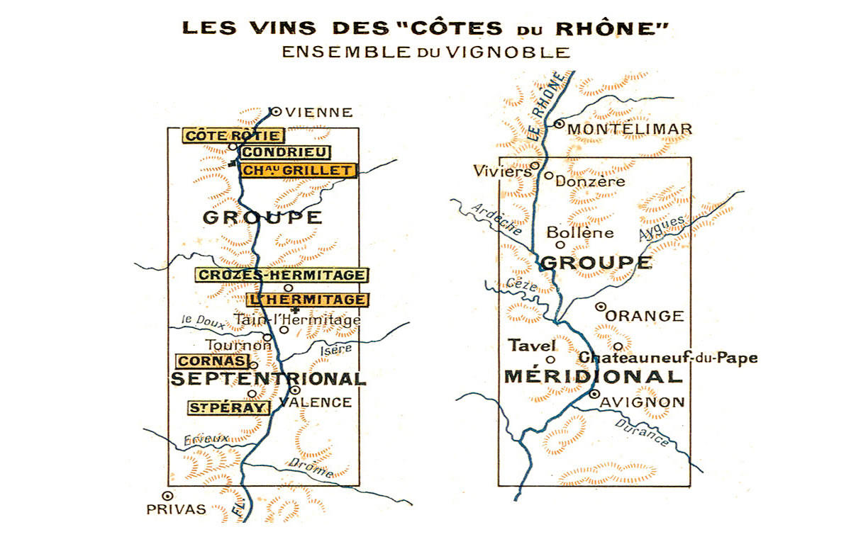 cotes-du-rhone-les-peyrouses-carte